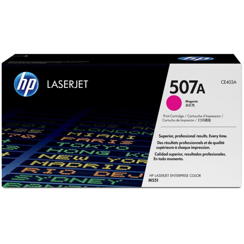 HP 507A Toner authentique CE403A - Magenta