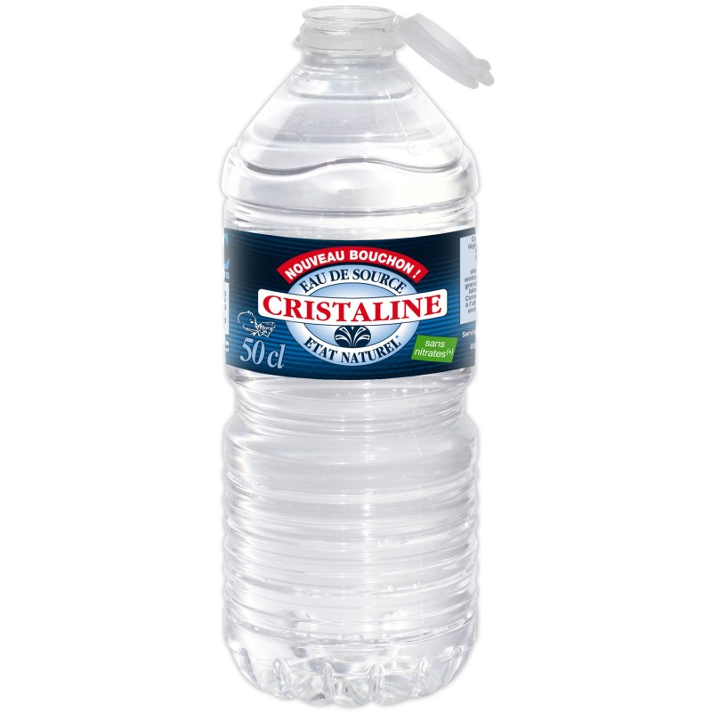Cristaline Eau de source - Lot 24 bouteilles 50 cl