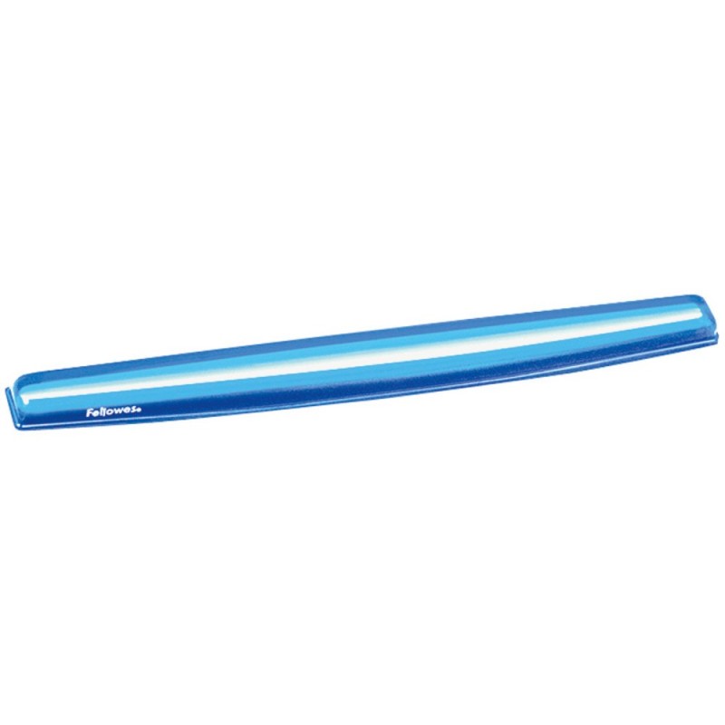 Fellowes Repose-poignet pour clavier Gel Crystal - Bleu