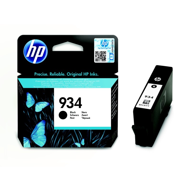 HP 934 Cartouche d'encre authentique C2P19AE - Noir