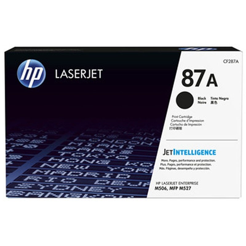HP 87A Toner authentique CF287A - Noir
