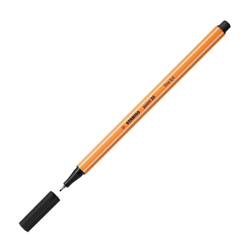 STABILO Point 88 Stylo-feutre pointe fine - Noir