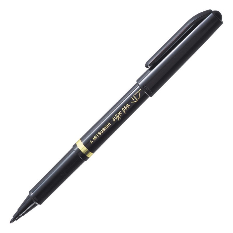 Uni Marqueur permanent pointe ogive 0,7 mm - Noir