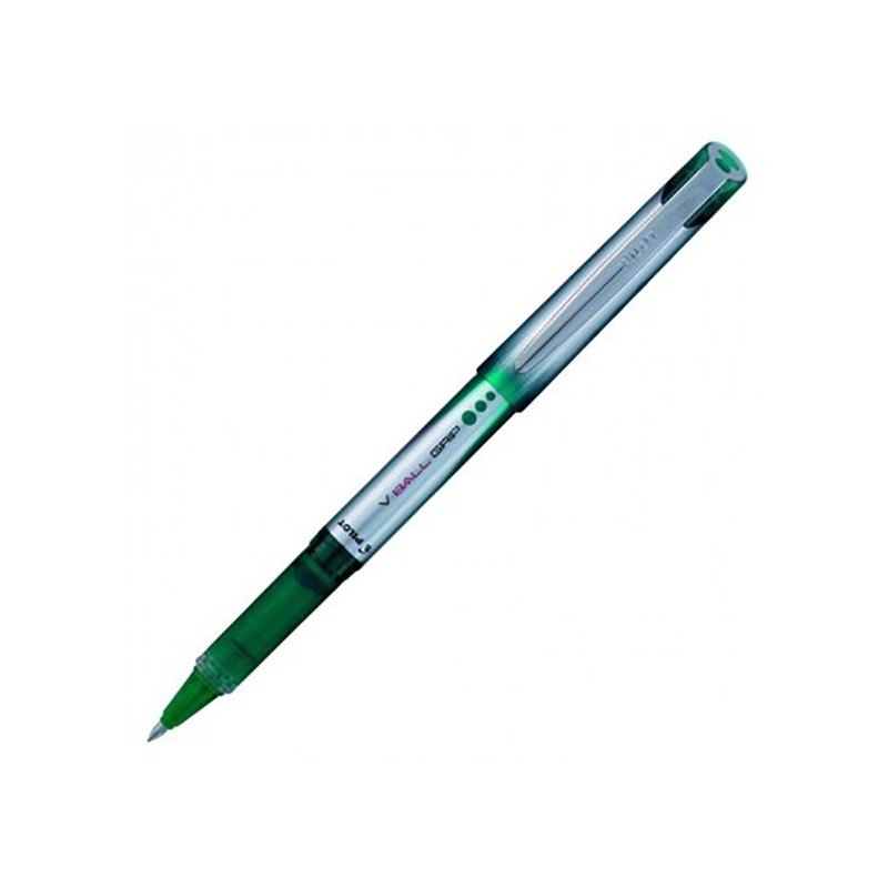 Pilot V Ball Stylo roller encre liquide à capuchon pointe moyenne 0,7 mm vert