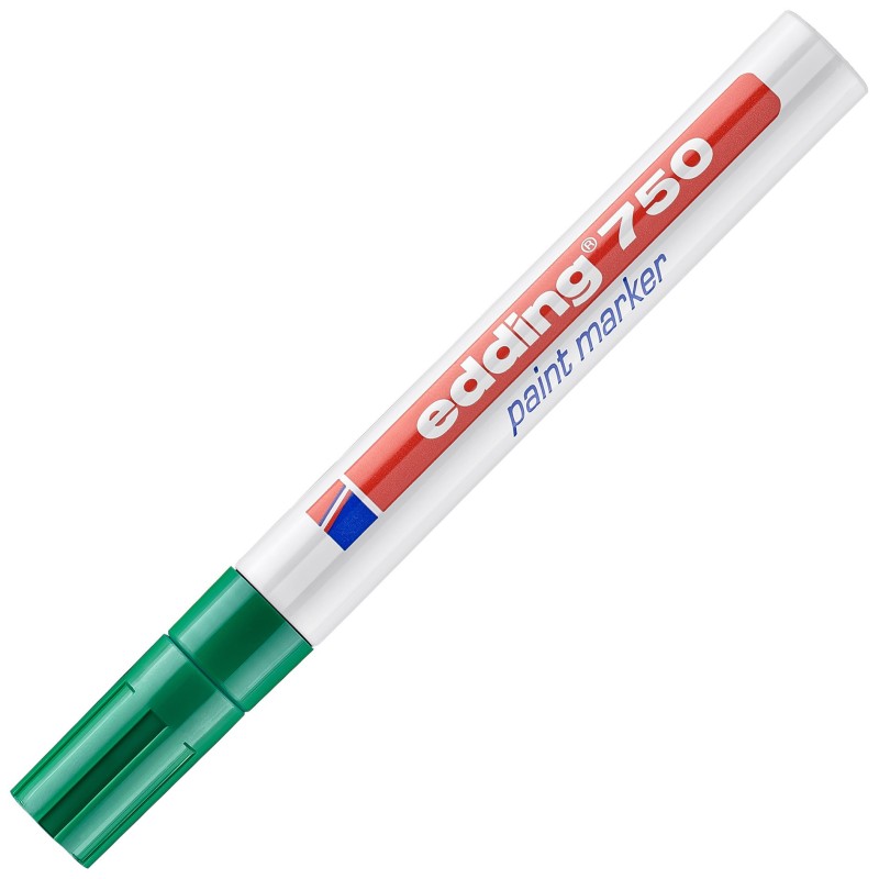 edding Marqueur à peinture 750 à pointe ogive 2 - 4 mm vert