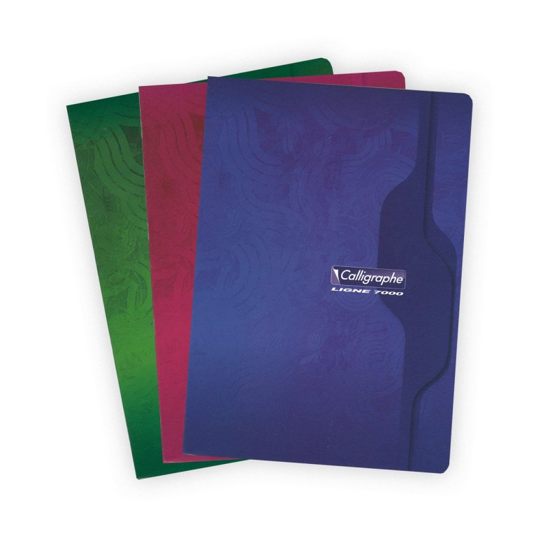 Calligraphe Cahier piqué A4 21 x 29,7 cm - 70g - Petits carreaux 5x5 - 96 pages