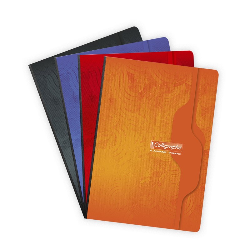 Calligraphe Cahier broché A4 21 x 29,7 cm - 70g - Petits carreaux 5x5 - 192 pages