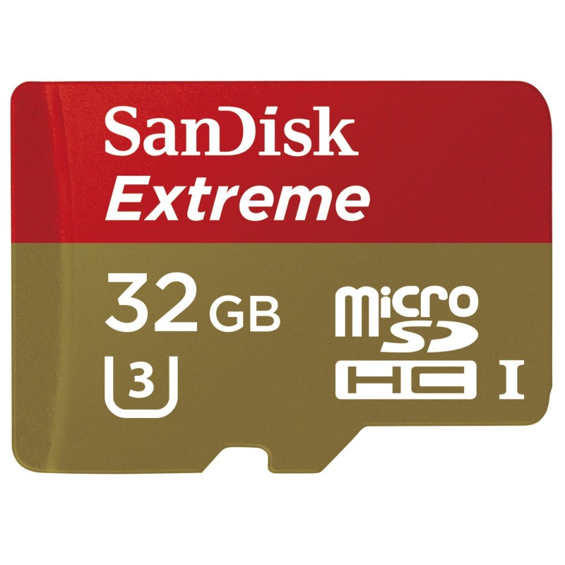 SANDISK Carte Extreme Micro SDHC UHS-I High Speed Class 10 - 32GB