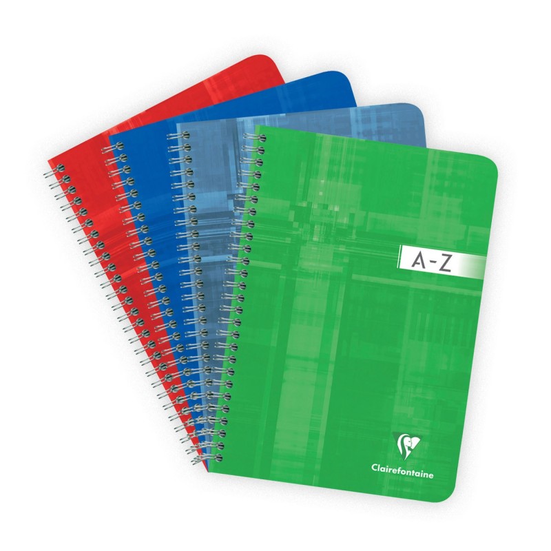 Clairefontaine Répertoire à spirales 15x21cm - 180 pages 90g/m² - Quadrillé 5x5