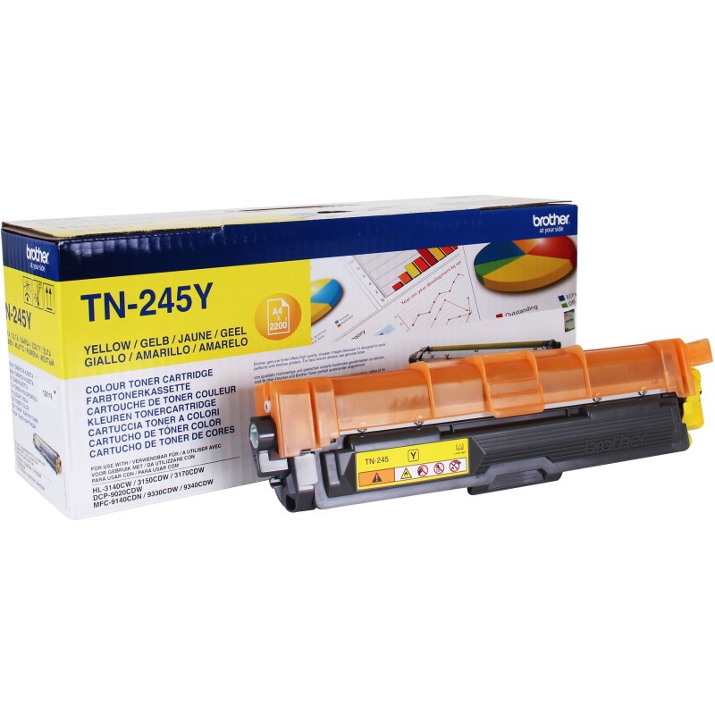 Brother TN245 Toner original - Jaune