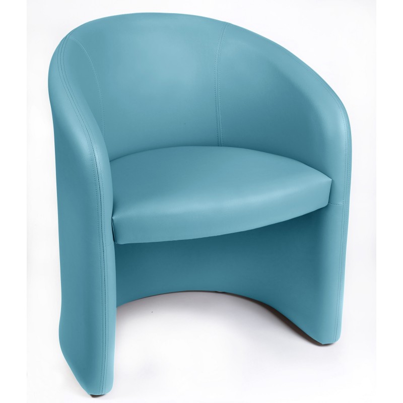 Chauffeuse d'accueil MAJIC 2 Vinyle non feu M1 - Turquoise