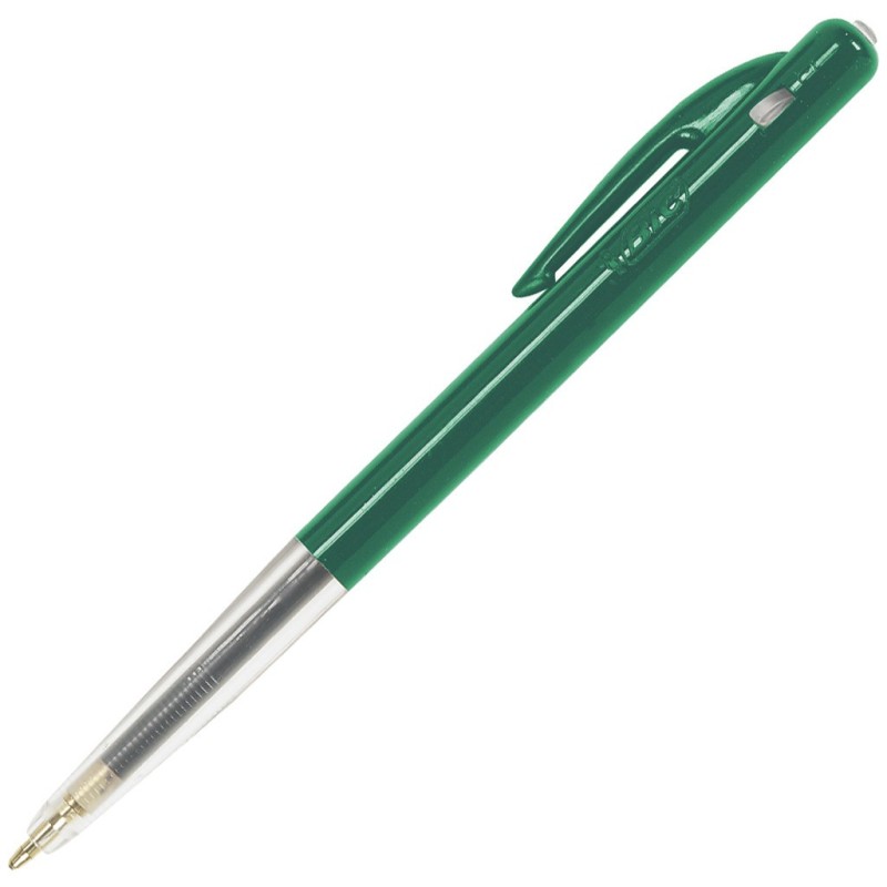 BIC M10 Original Stylo bille rétractable pointe moyenne 1 mm vert