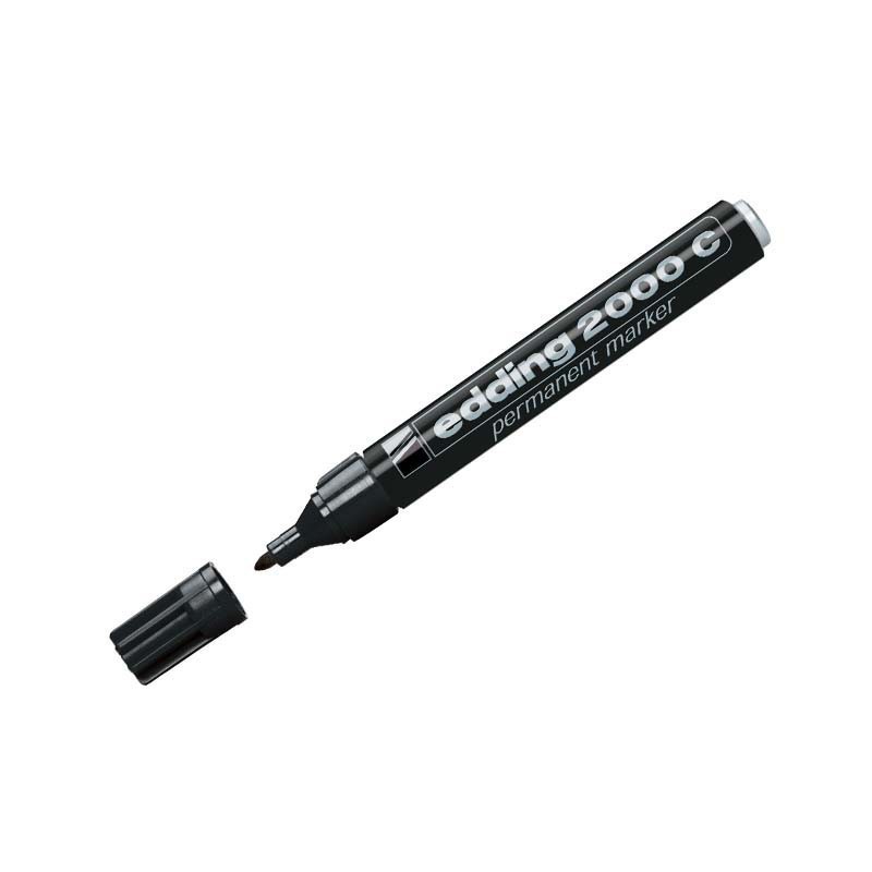 edding 2000C Marqueur permanent pointe ogive 1,5 - 3 mm noir