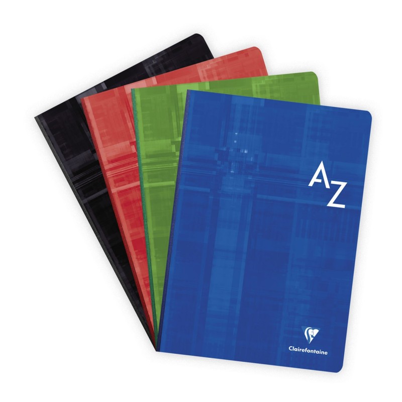 Clairefontaine Répertoire alphabétique broché 21x29,7cm - 192 pages 90g/m² -  Quadrillé 5x5