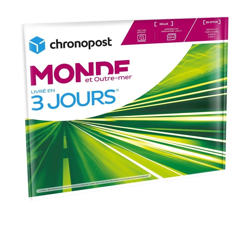 Chronopost Enveloppe Chrono Express Monde et Outre-Mer - 1 kg