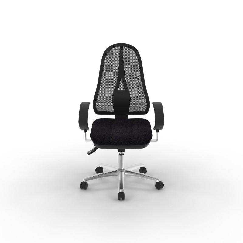 Siège de bureau OPEN POINT DELUXE Tissu et Maille Hauteur réglable - Accoudoirs Dossier Roulettes