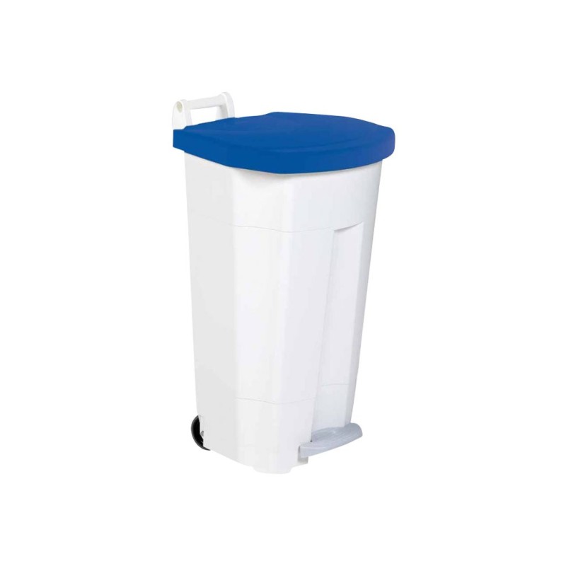 Rossignol Poubelle à pédale Boogy  90 litres - Couvercle Bleu