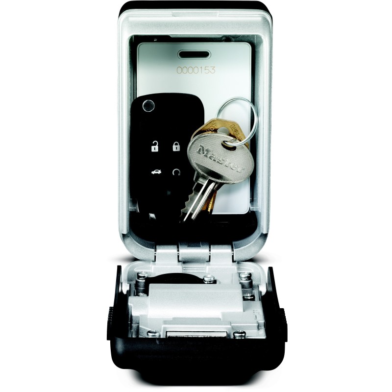 MASTER LOCK Mini-coffre à clé Select Access - combinaison rétro-éclairée, 12,6 x 7,2 cm