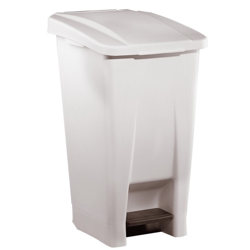 Rossignol Poubelle à pédale Mobily  60 litres - Couvercle Blanc