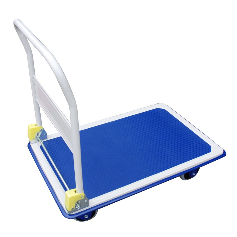 Safetool Chariot pliant silencieux - 300 kg, bleu