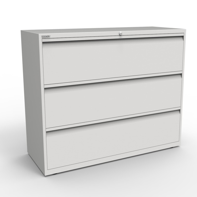 Bisley Comptoir Universal Confort Plus  3 tiroirs  - Métal - Gris