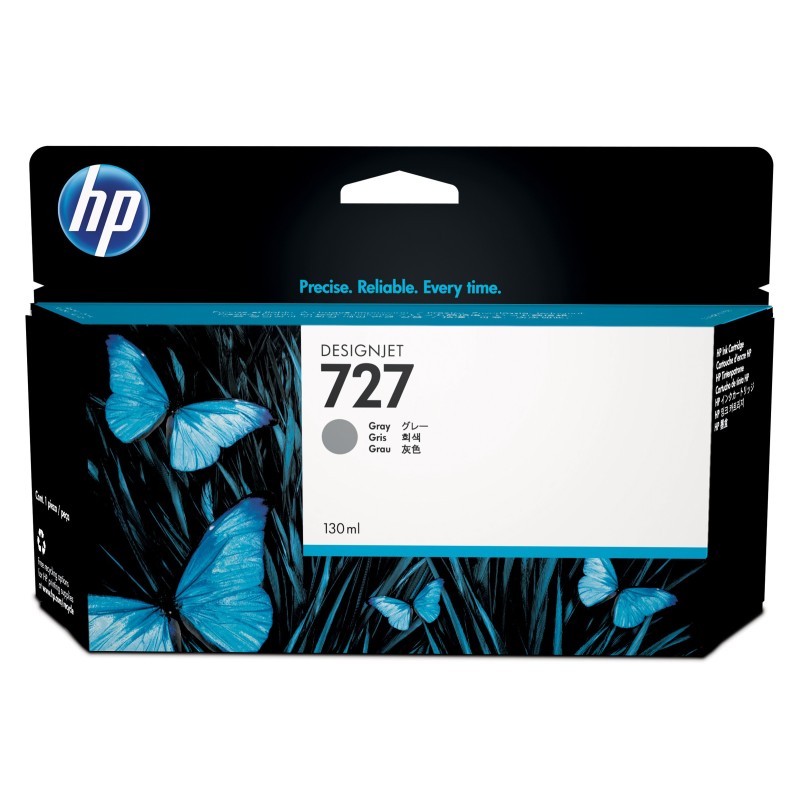 HP 727 Cartouche d'encre authentique B3P24A - Gris