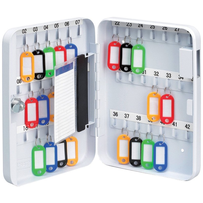 Pavo Armoire à clés - Capacité 54 clés - Coffret blanc