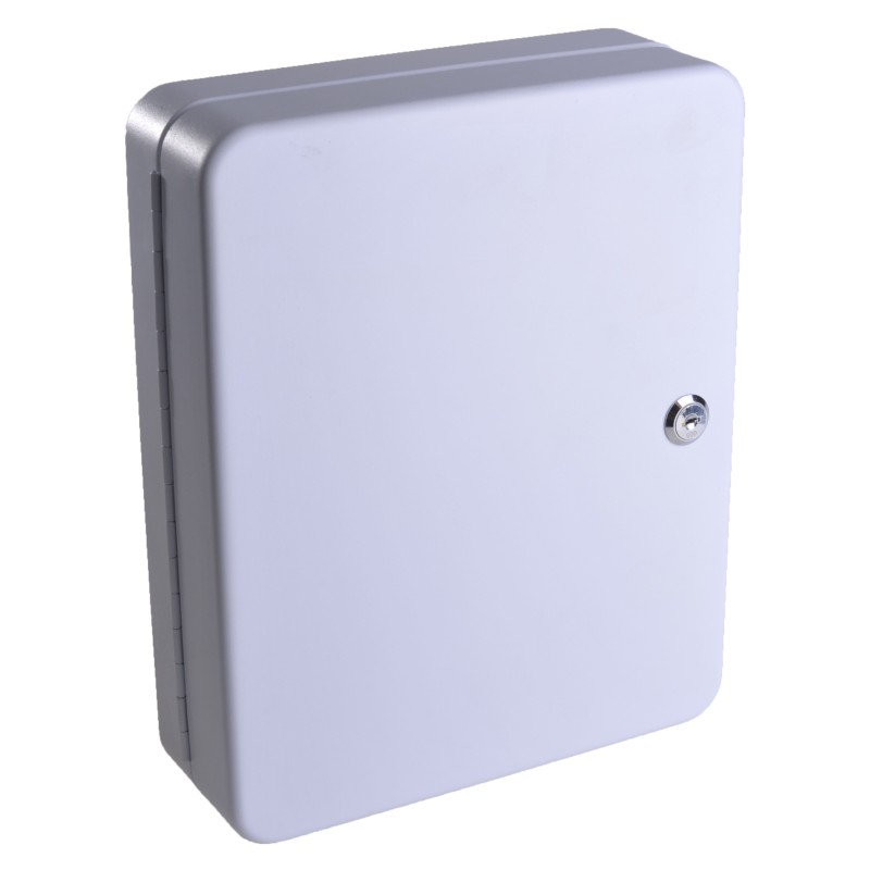 Pavo Armoire à clés Capacité 70 clés - Coffret blanc