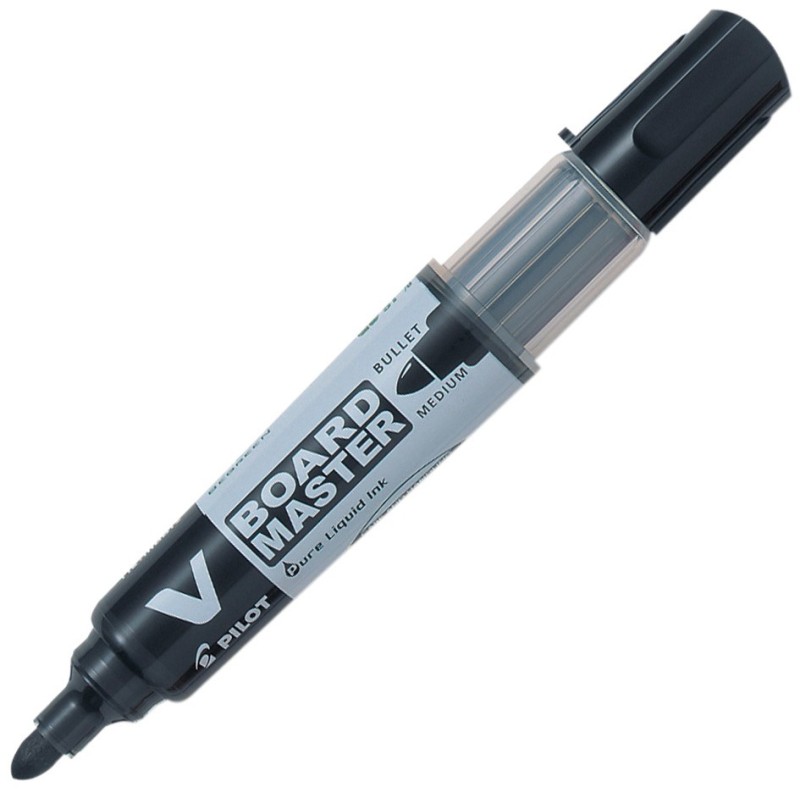 Pilot Begreen Marqueur pour tableaux blancs V Board Master Begreen - pointe 2.3 mm - Noir