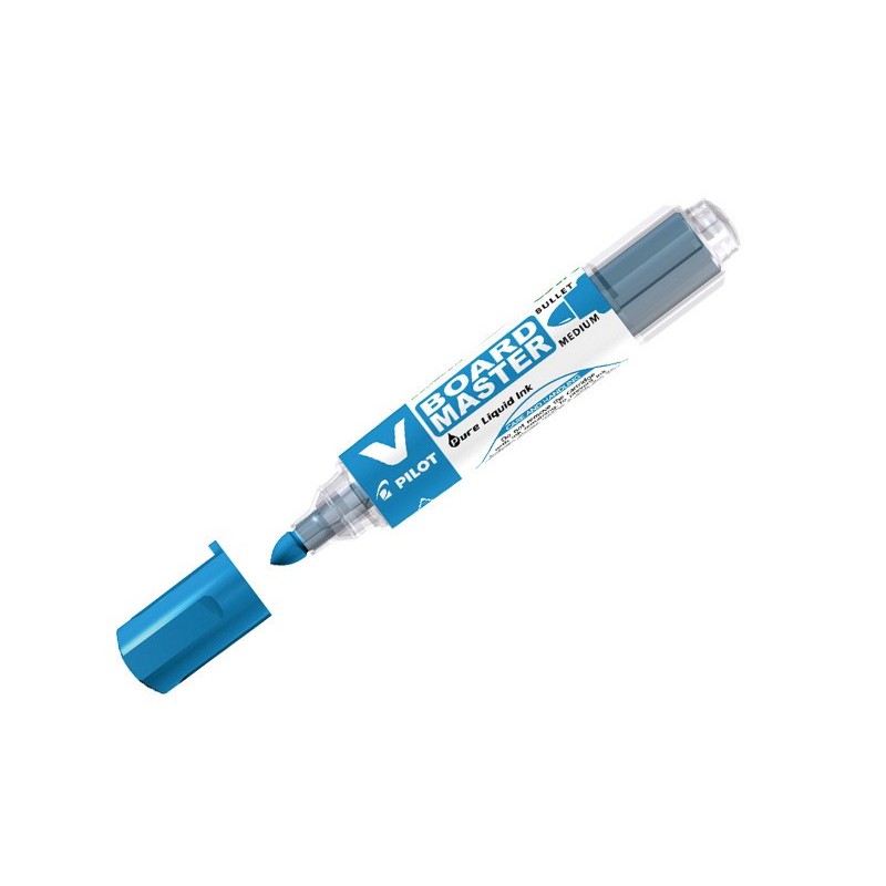 Pilot Begreen Marqueur pour tableaux blancs V Board Master Begreen, pointe 2.3 mm - Bleu