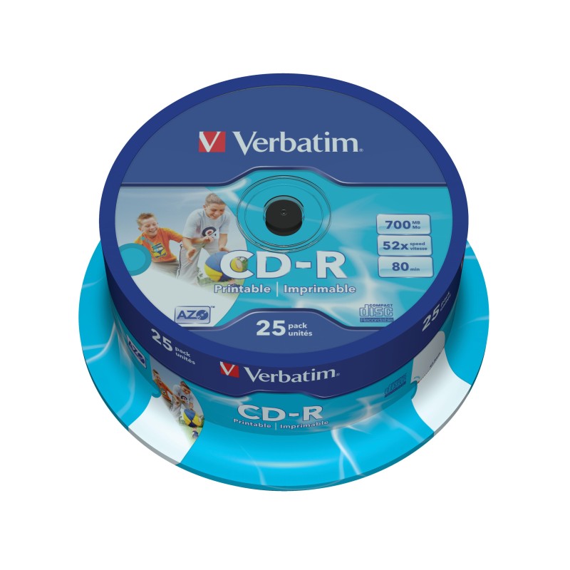 Verbatim CD-R 700 Mo 52 X Spindle de 25