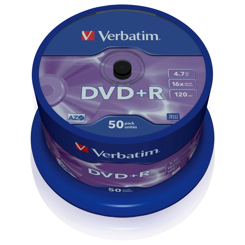 Verbatim DVD+R 4.7 GB 16 X Spindle