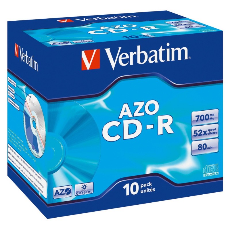 Verbatim CD-R - 700MB - 52X - Boitiier standard  - Boîte de 10