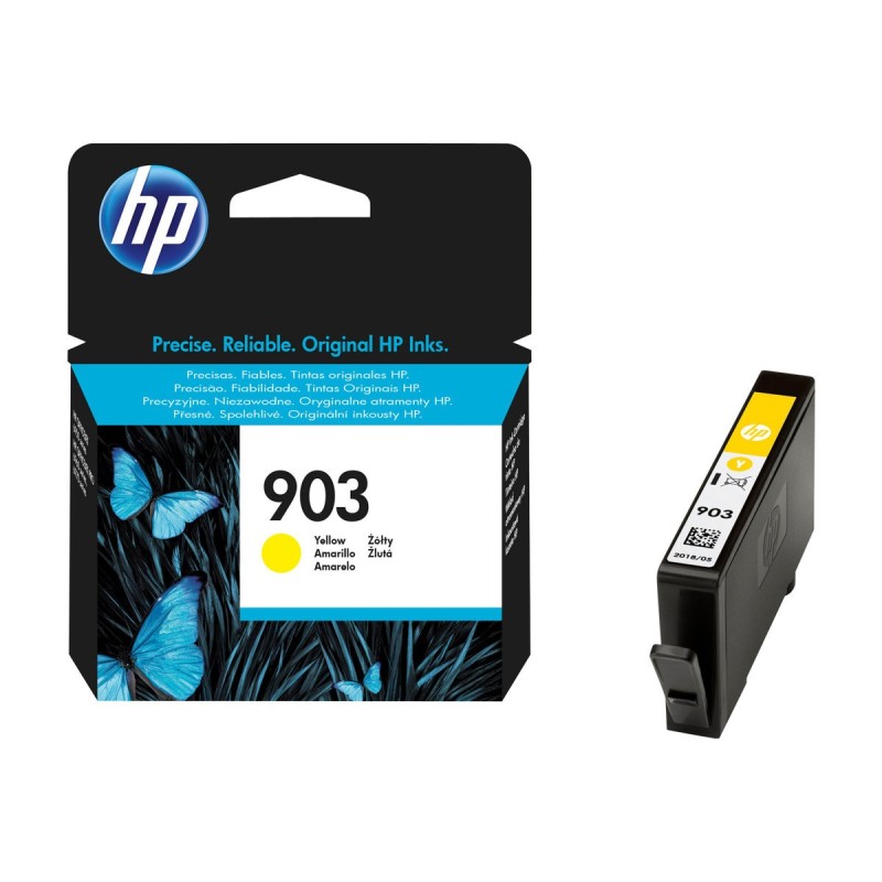 HP 903 Cartouche d'encre authentique T6L95AE - Jaune