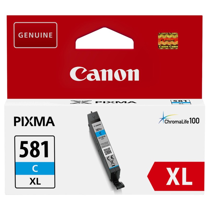 Canon CLI-581XL Cartouche d'encre authentique grande capacité 2049C001 - Cyan