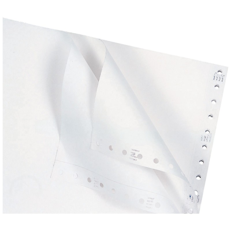 Exacompta Papier listings 380 mm x 11'' 1 pli, Sans impression, 70 g, BCD