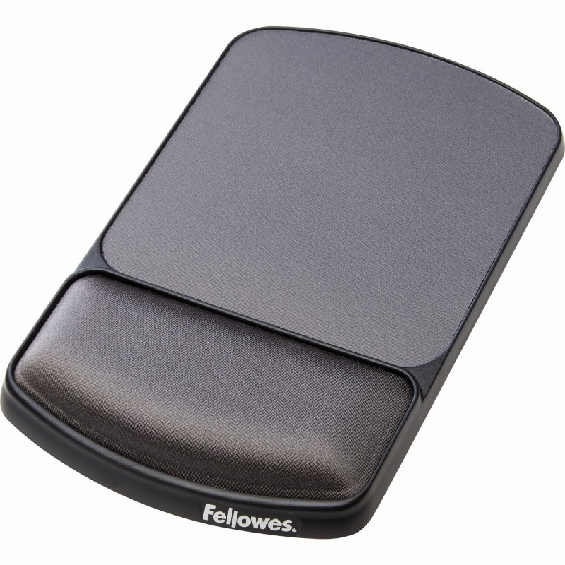 Fellowes Tapis de souris ergonomique avec repose poignet intégré - Hauteur ajustable - Gris