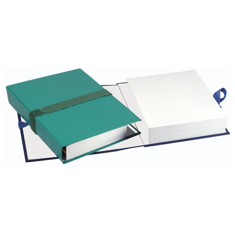 Exacompta Chemise extensible à rabat jusque 13 cm - Fermeture sangle Velcro - Capacité 1000 feuilles A4 - Assortis