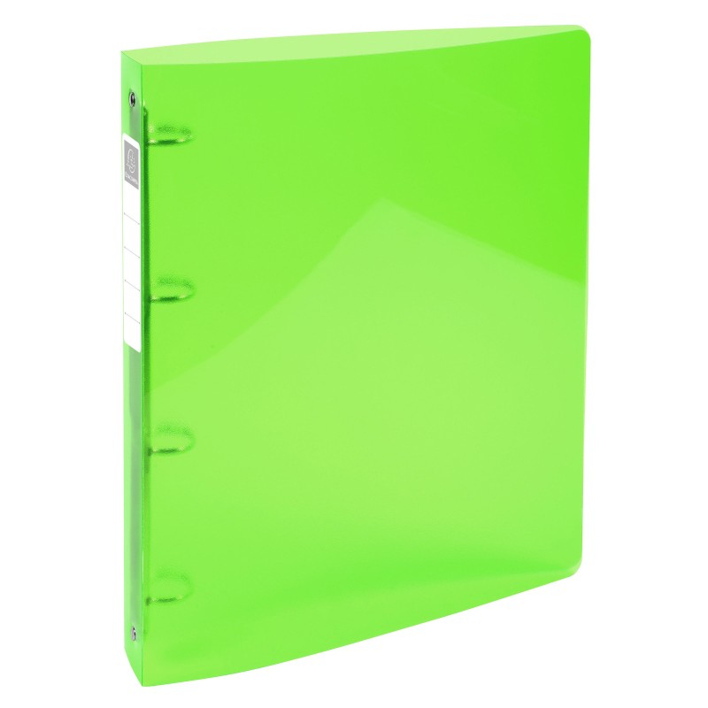 Exacompta Classeur souple 4 anneaux 30 mm A4 IDERAMA - Polypropylène - Dos 4 cm - Vert