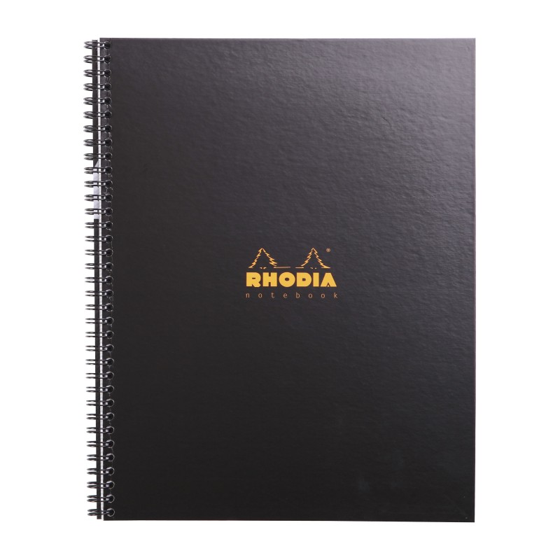 Rhodia Cahier à spirale Rhodiactive Pro Book 21 x 31,8 cm - 90g - Ligné margé - 160 pages