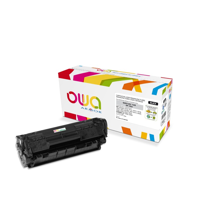 OWA Toner compatible HP 12A Q2612A - K11997OW - Noir
