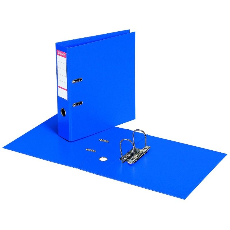 Esselte Classeur à levier A4 - Carton 22/10e - Dos 7,5 cm - Bleu