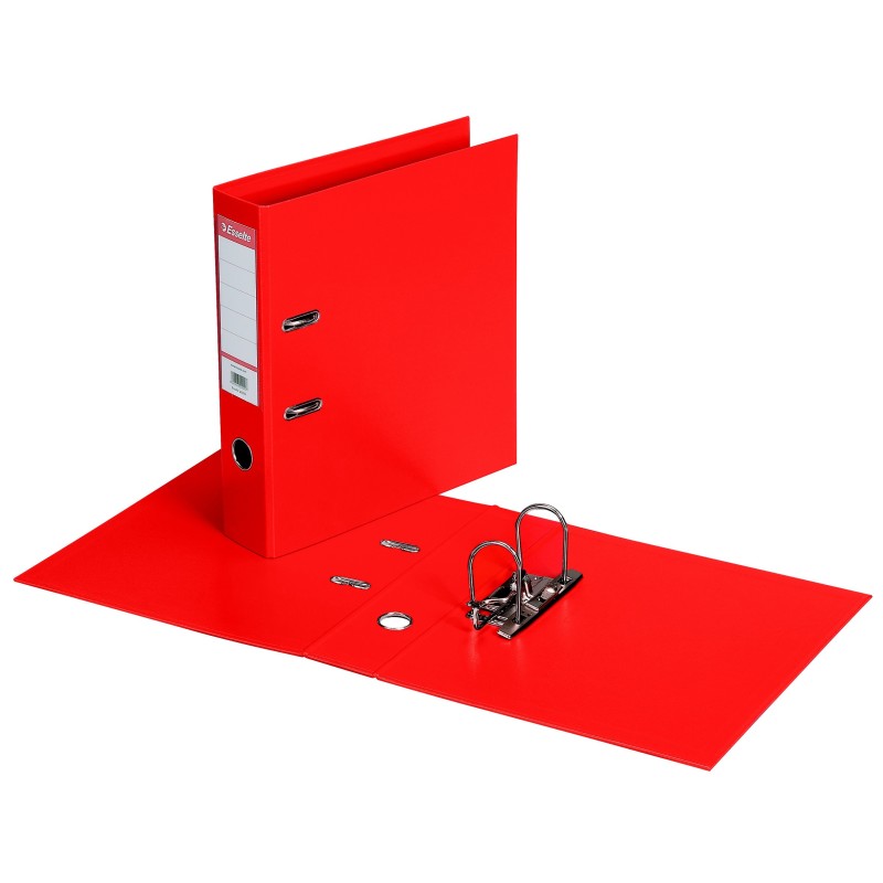 Esselte Classeur à levier A4 - Carton 22/10e - Dos 7,5 cm - Rouge