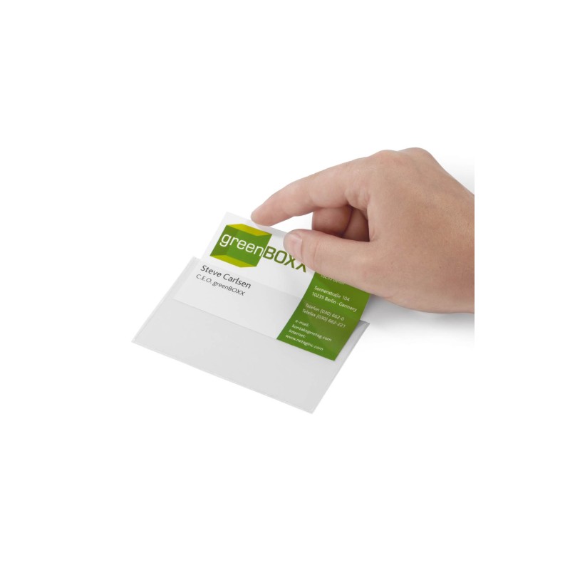 Durable POCKETFIX Lot de 10 - porte-étiquette autocollant