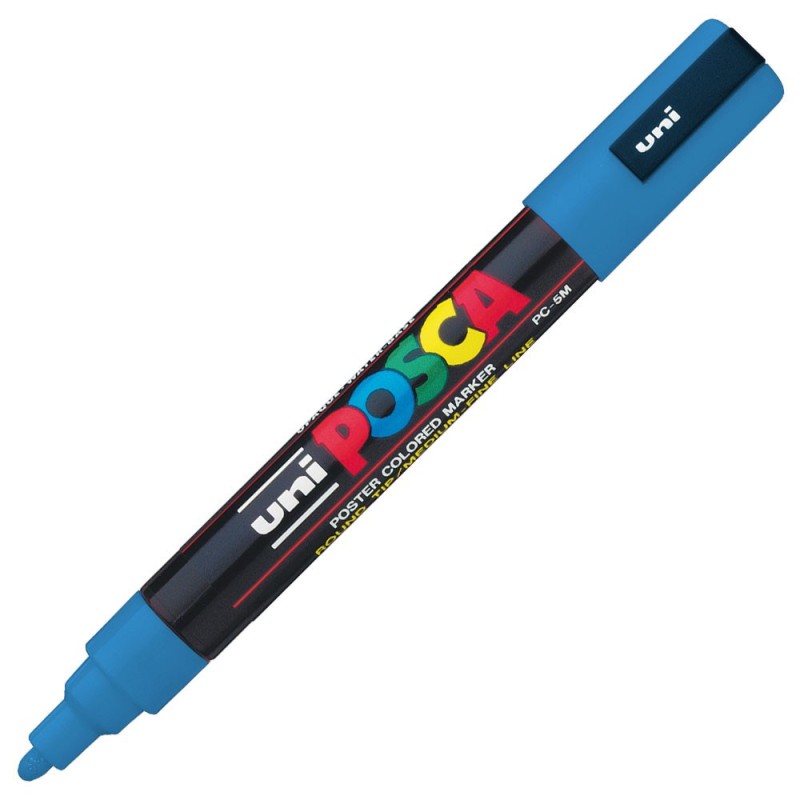 Uni Posca PC-5M  Marqueur peinture Pointe conique 2,5 mm - Bleu