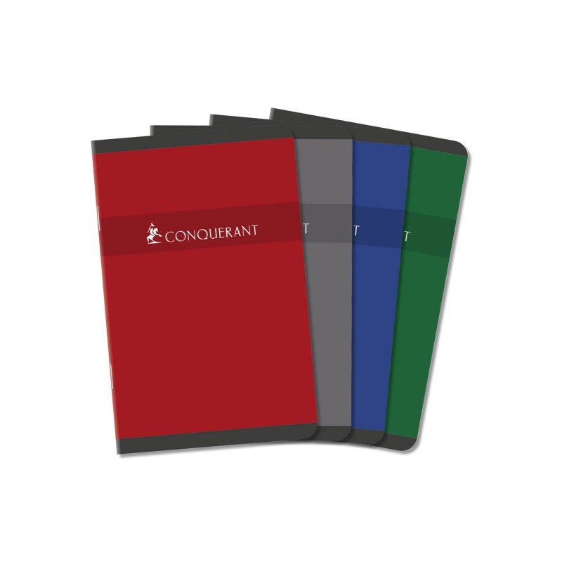 Conquerant Carnet 9 x 14 cm - 70g - Petits carreaux 5x5 - 96 pages