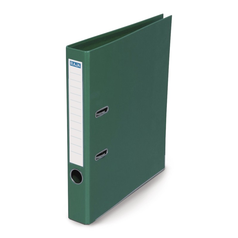 RAJA Classeur à levier A4 Premium Polypropylène - Dos 5 cm - Vert