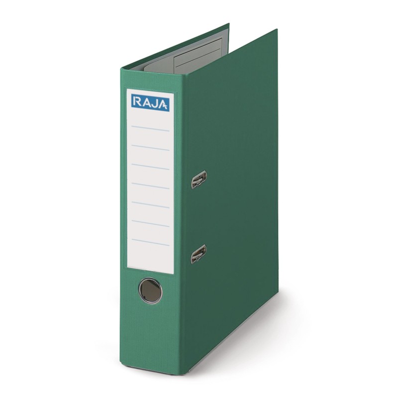 RAJA Classeur à levier A4 Premium Polypropylène - Dos 8 cm - Vert