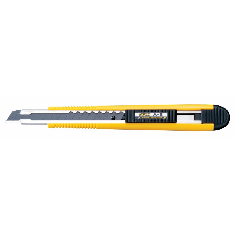 OLFA Cutter professionnel A5 - Lame 9 mm