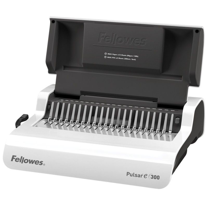 Fellowes Pulsar-E 300 - machine à relier électrique par peigne, capacité 300 feuilles - A4 A4 (210 x 297 mm)